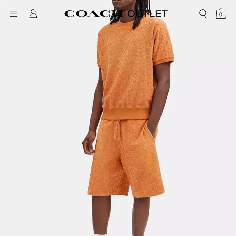 EUC Coach Sun Faded Signature Sweatshirt